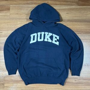 Duke University Navy Blue Large Hoodie Sweatshirt